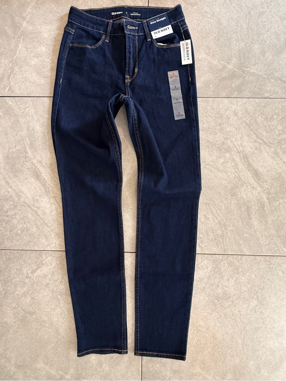 NWT Old Navy Dark Wash Women’s Jeans High Rise WOW Straight Style